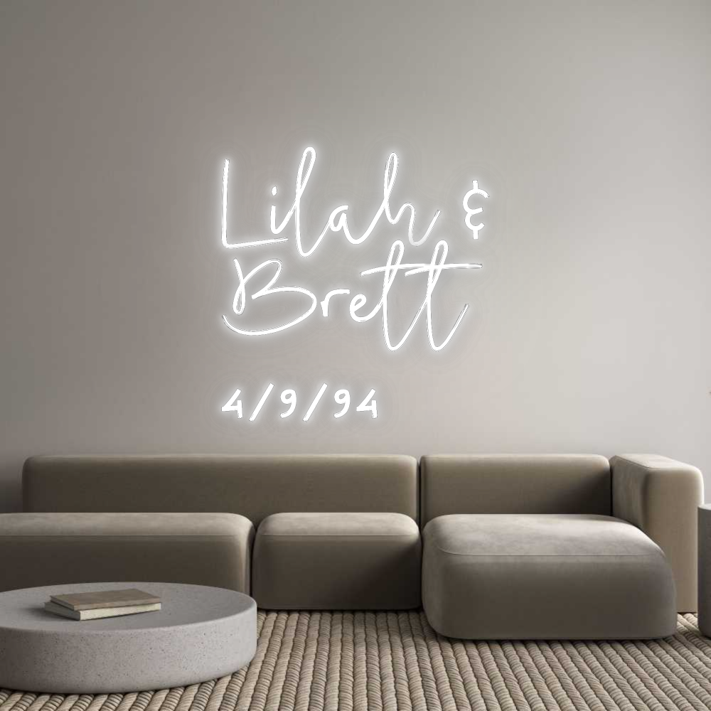 Custom Neon: Lilah &
Bret...