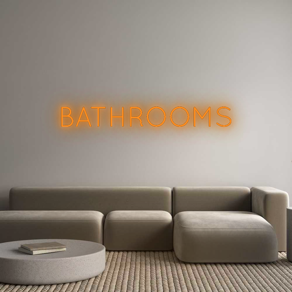 Custom Neon: BATHROOMS