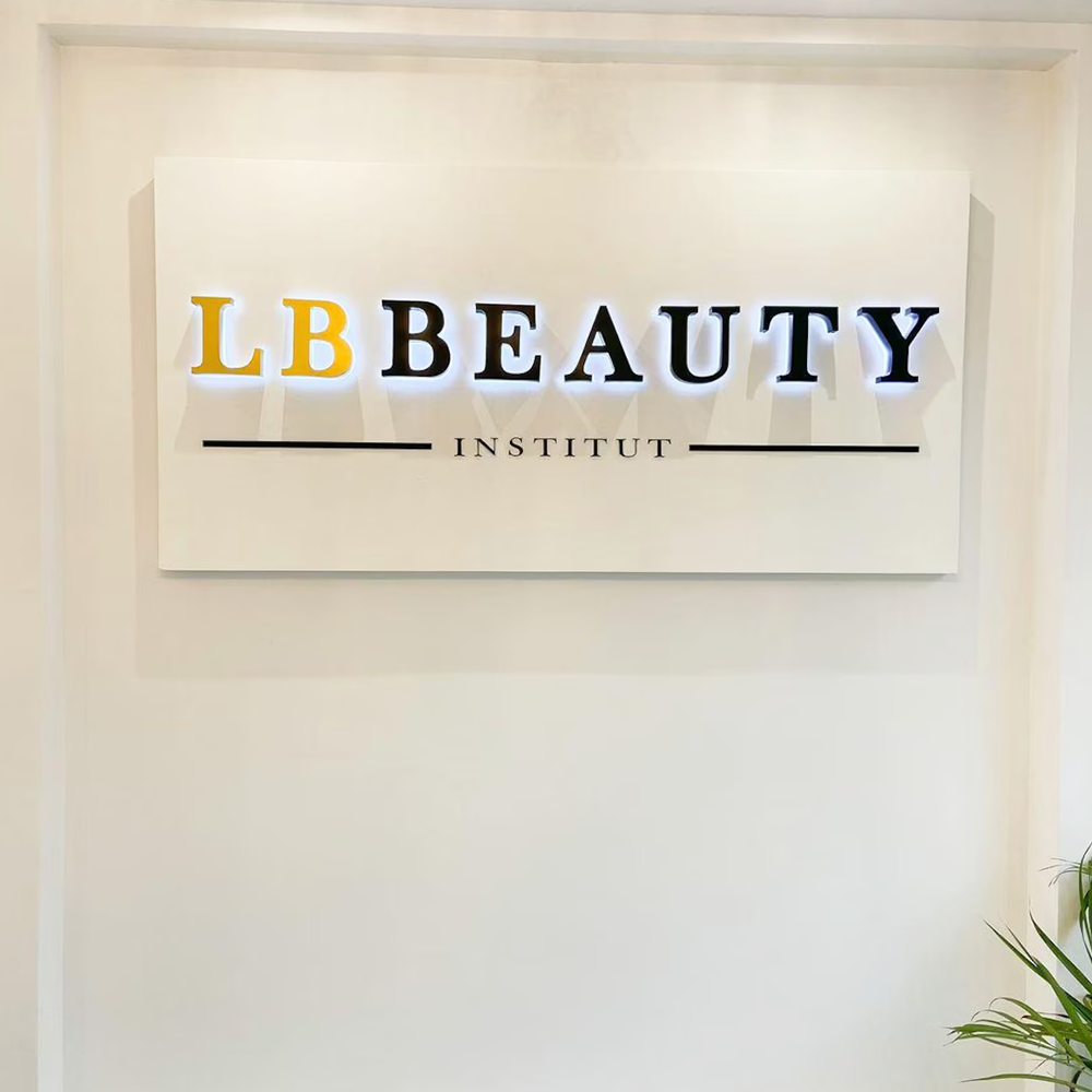 Custom 3D Metal Backlit Signs – Backlit LED Lighted Channel Letters for Indoor, Offices, Receptions, and Salons