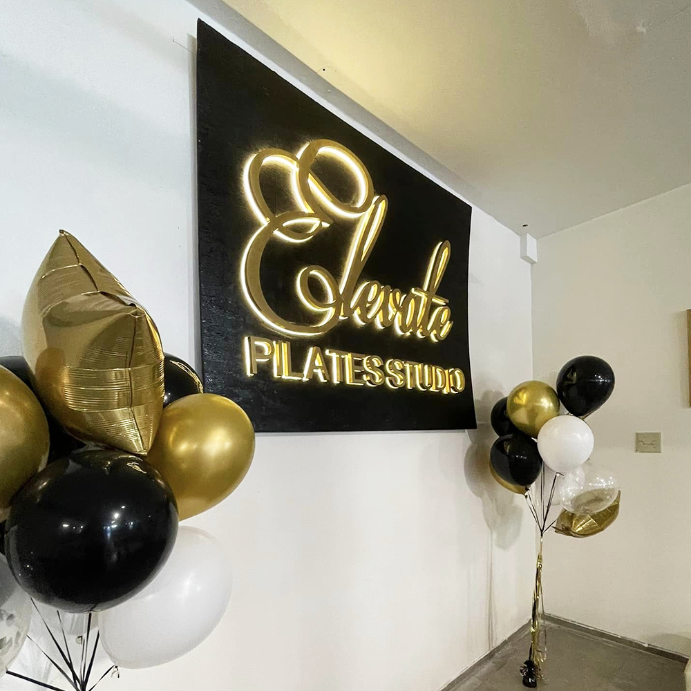 Personalized 3D Metal Backlit Signs – Backlit LED Lighted Channel Letters for Indoor, Offices, Receptions, and Salons