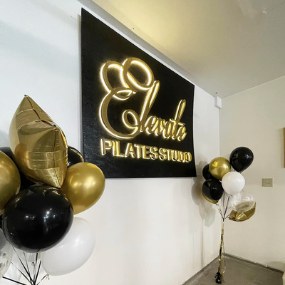 Personalized 3D Metal Backlit Signs – Backlit LED Lighted Channel Letters for Indoor, Offices, Receptions, and Salons