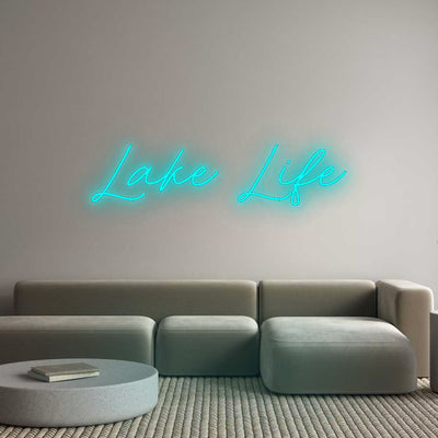 Custom Neon: Lake Life