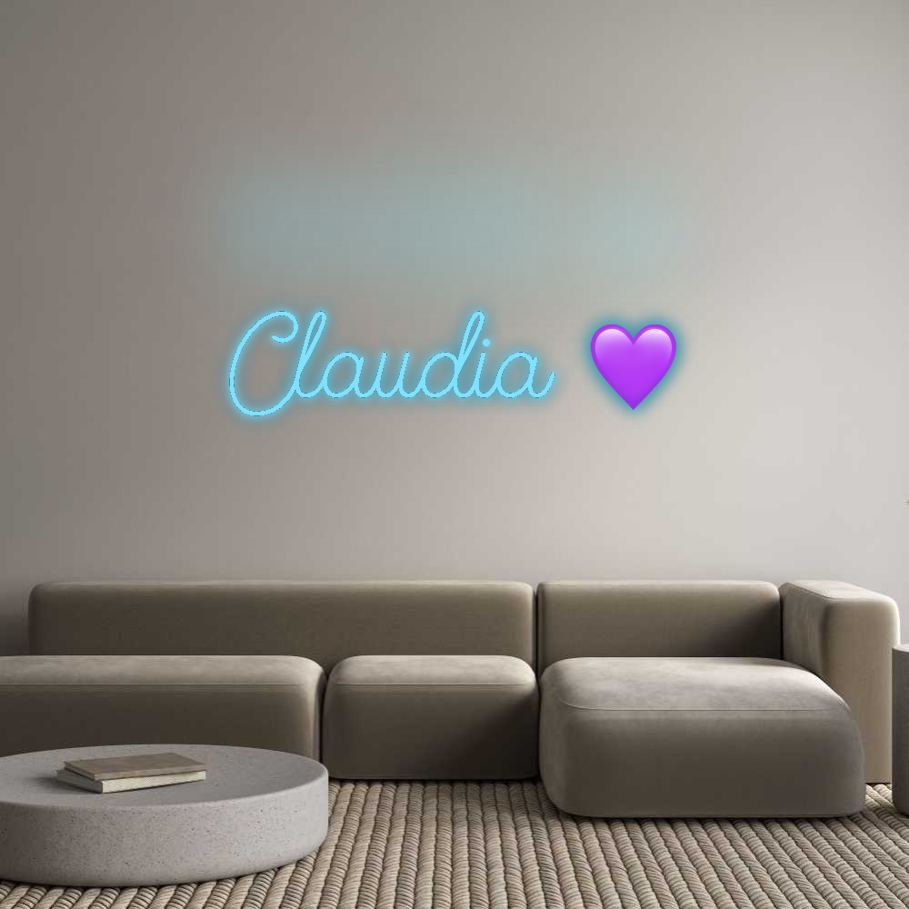 Custom Neon: Claudia 💜