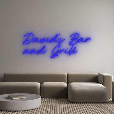 Custom Neon: David’s Bar
...