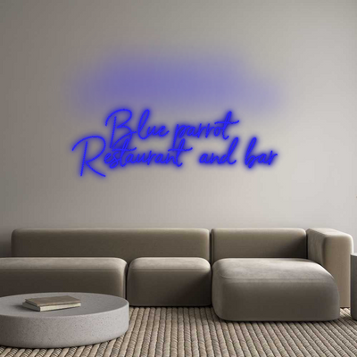 Custom Neon:      Blue par...