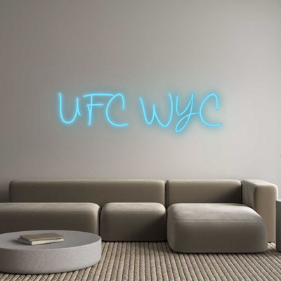 Custom Neon: UFC WYC