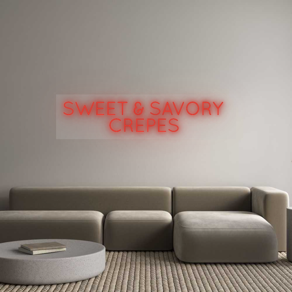 Custom Neon: SWEET & SAVOR...