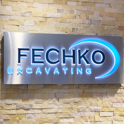 Custom 3D Metal Backlit Signs – Backlit LED Lighted Channel Letters for Indoor, Offices, Receptions, and Salons