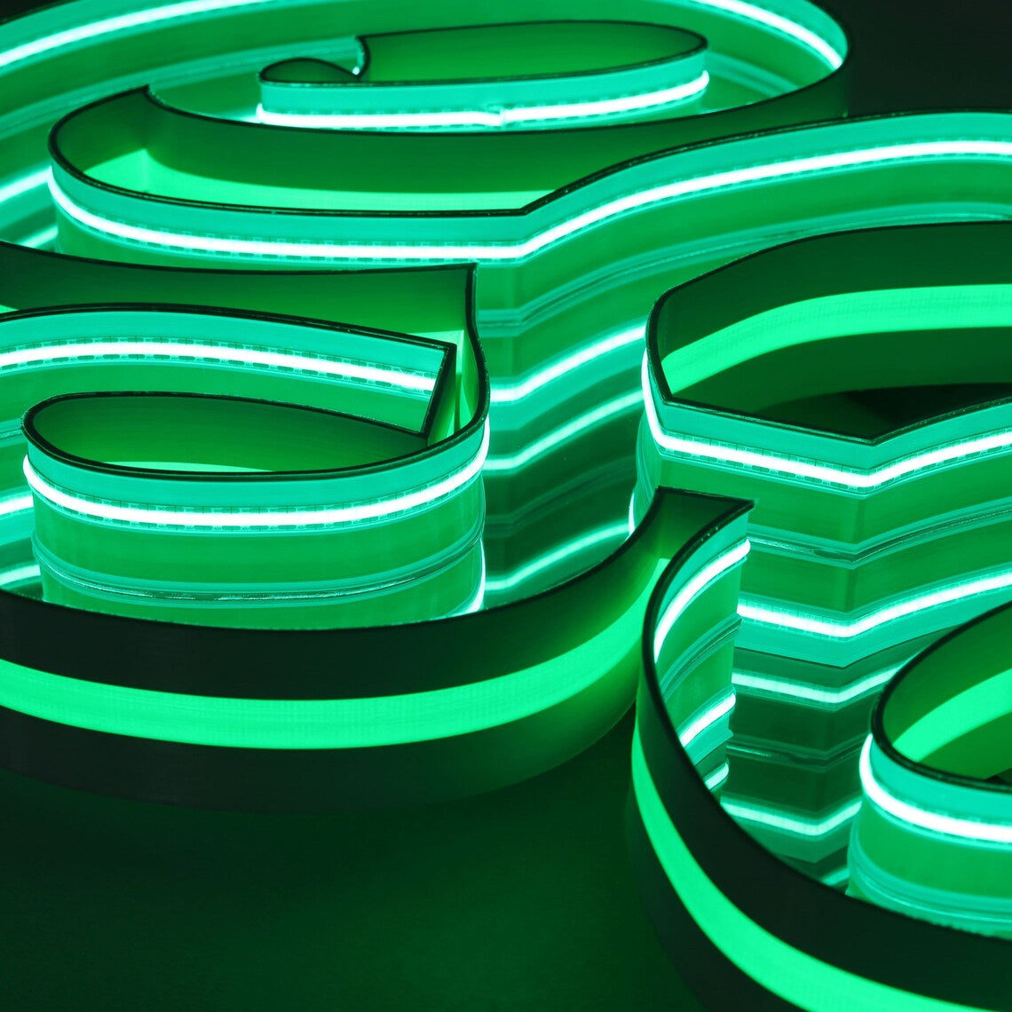 Custom 3D Infinity Mirror LED Light Sign - Personalized Channel Letters Sign