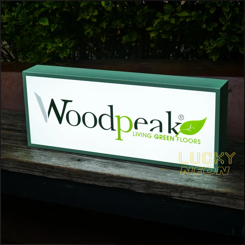 Front Lit Acrylic Face Light Box - Custom Metal Single Side Light Box Sign with UV Printed Logo