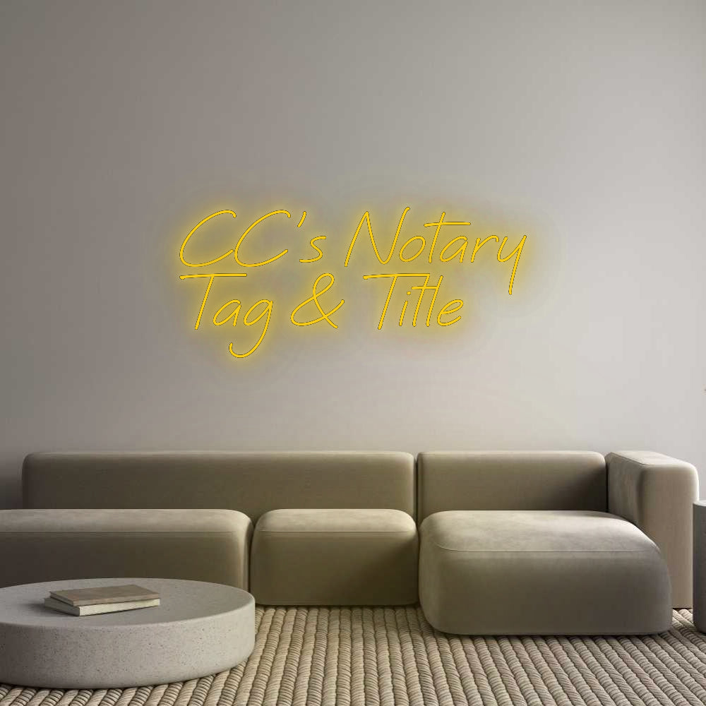 Custom Neon: CC's Notary
...