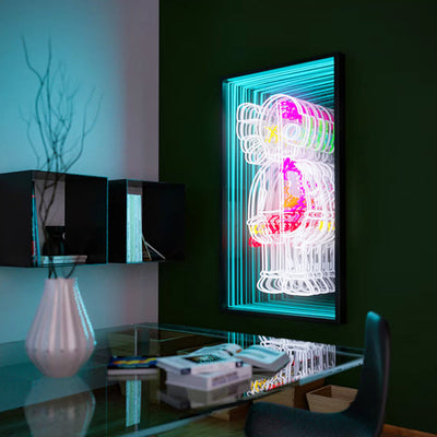 Custom Neon Mirror Light Box - Personalized Infinity Neon Mirror Sign