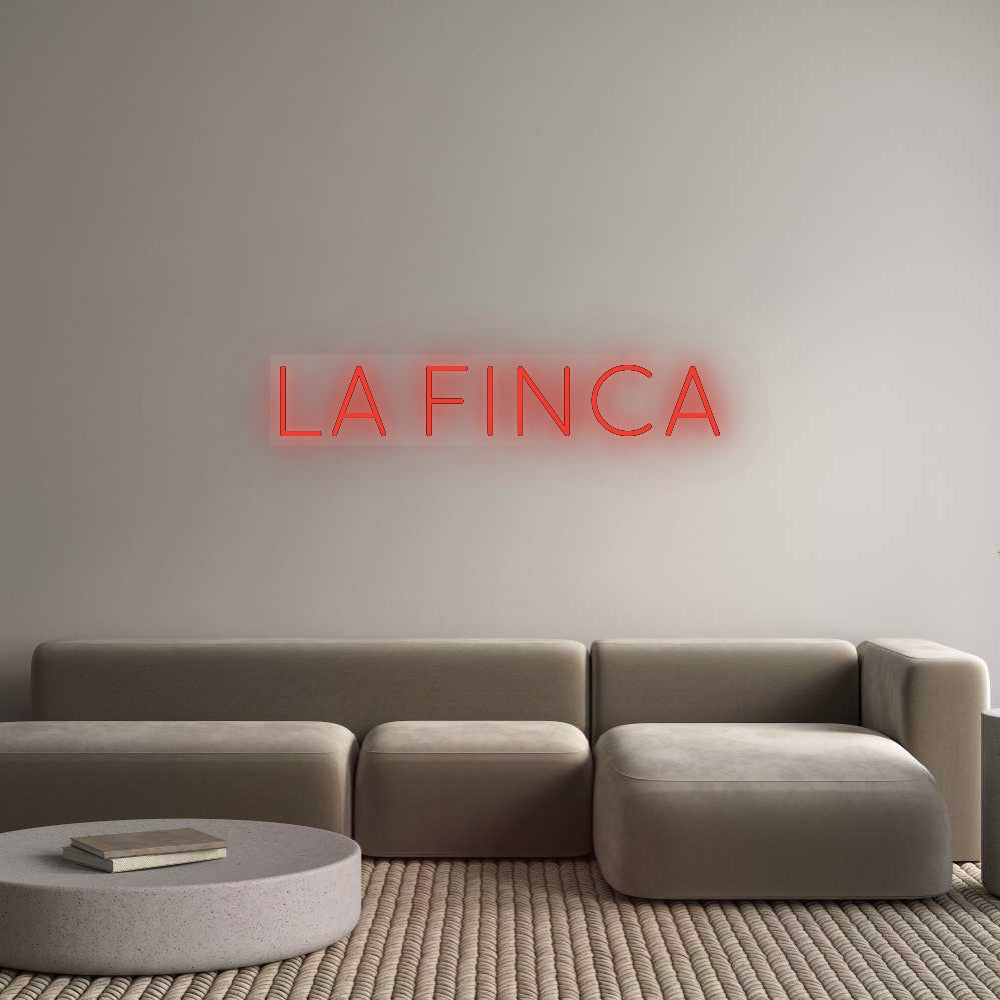 Custom Neon: LA FINCA