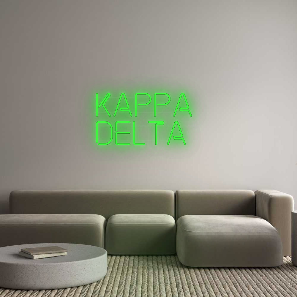 Custom Neon: Kappa
Delta