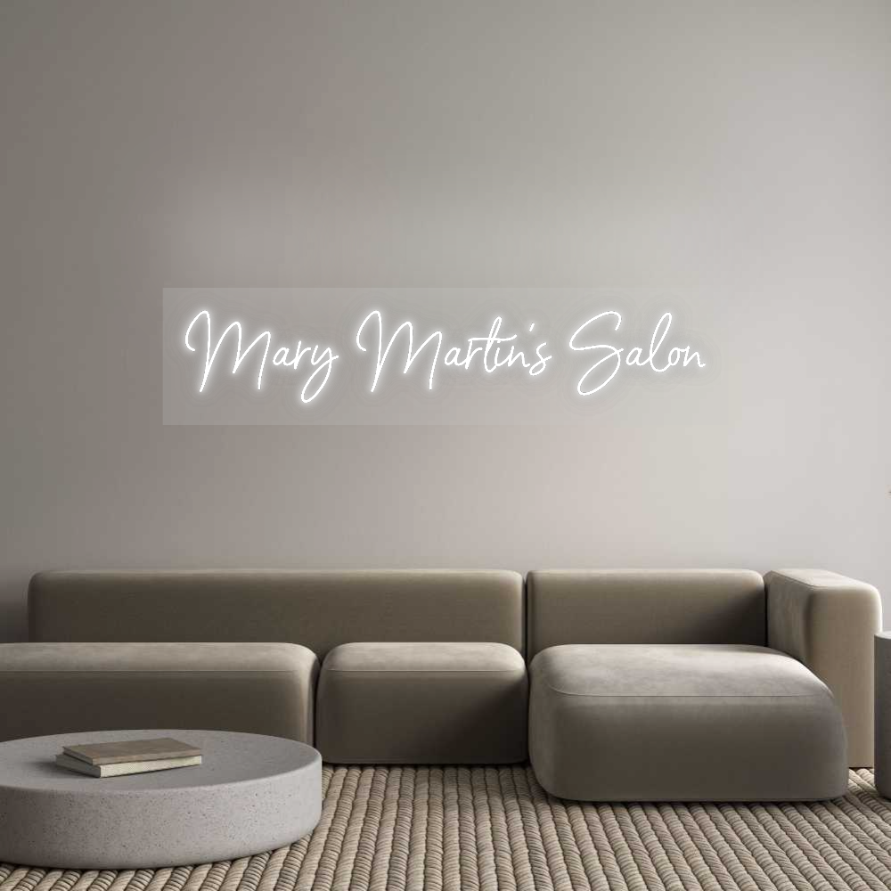 Custom Neon: Mary Martin's...