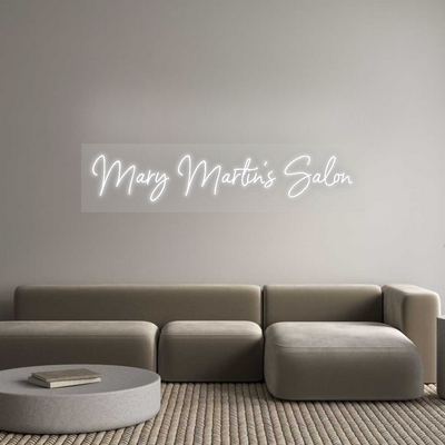 Custom Neon: Mary Martin's...