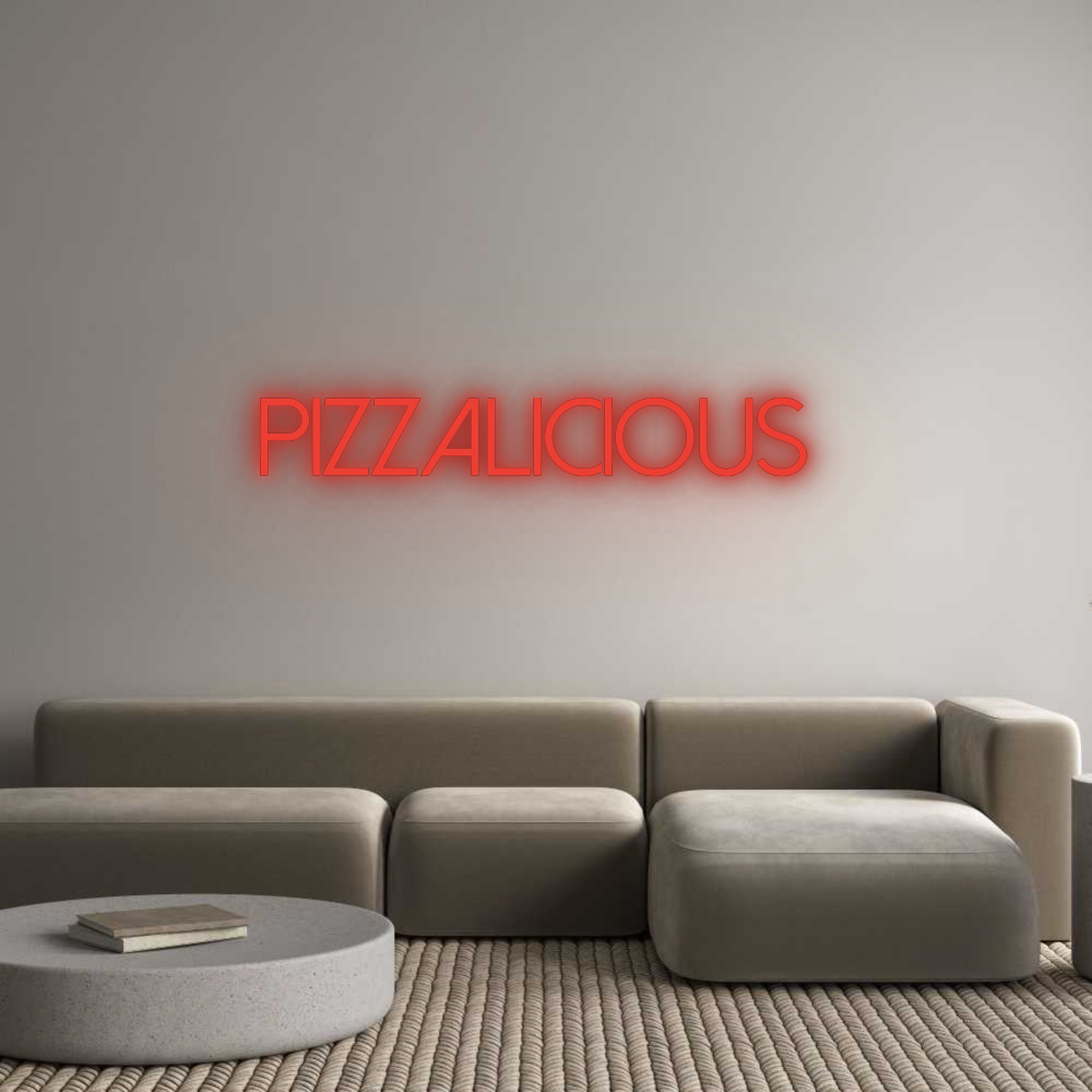 Custom Neon: Pizzalicious