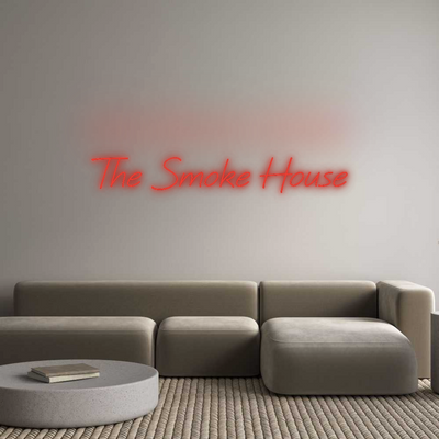 Custom Neon: The Smoke House