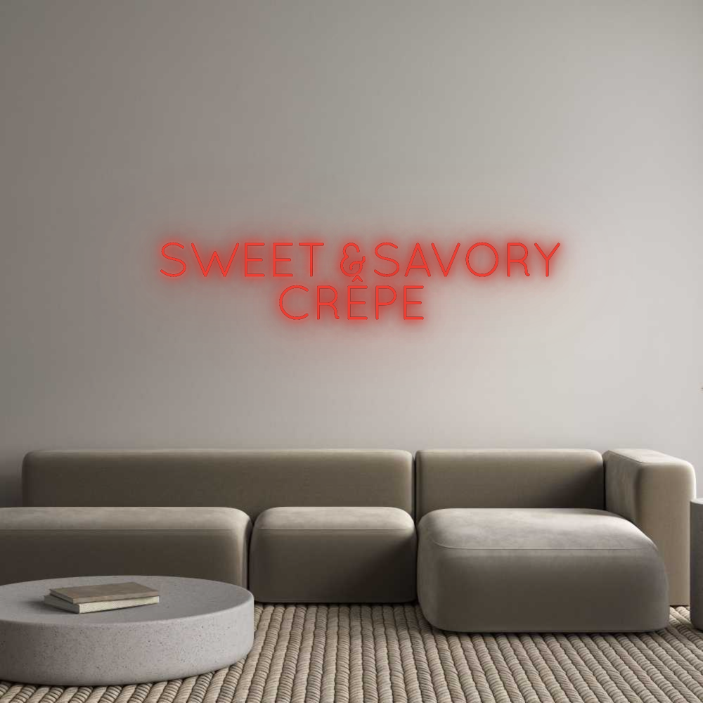 Custom Neon:  SWEET &SAVOR...