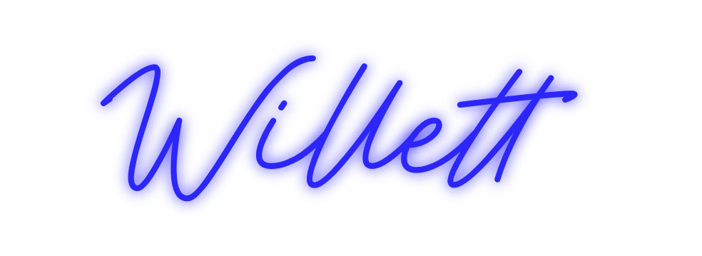 Custom Neon: Willett