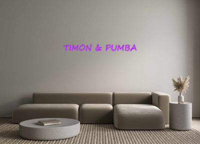 Custom Neon: TIMON & PUMBA