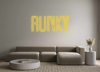 Custom Neon: RUNKY