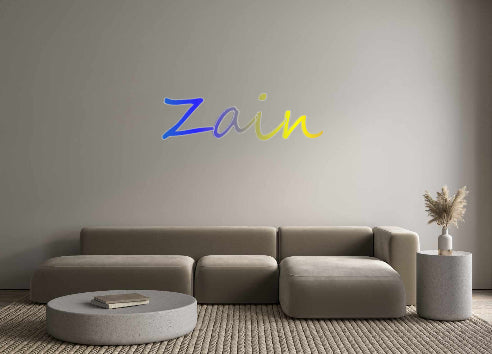 Custom Neon: Zain