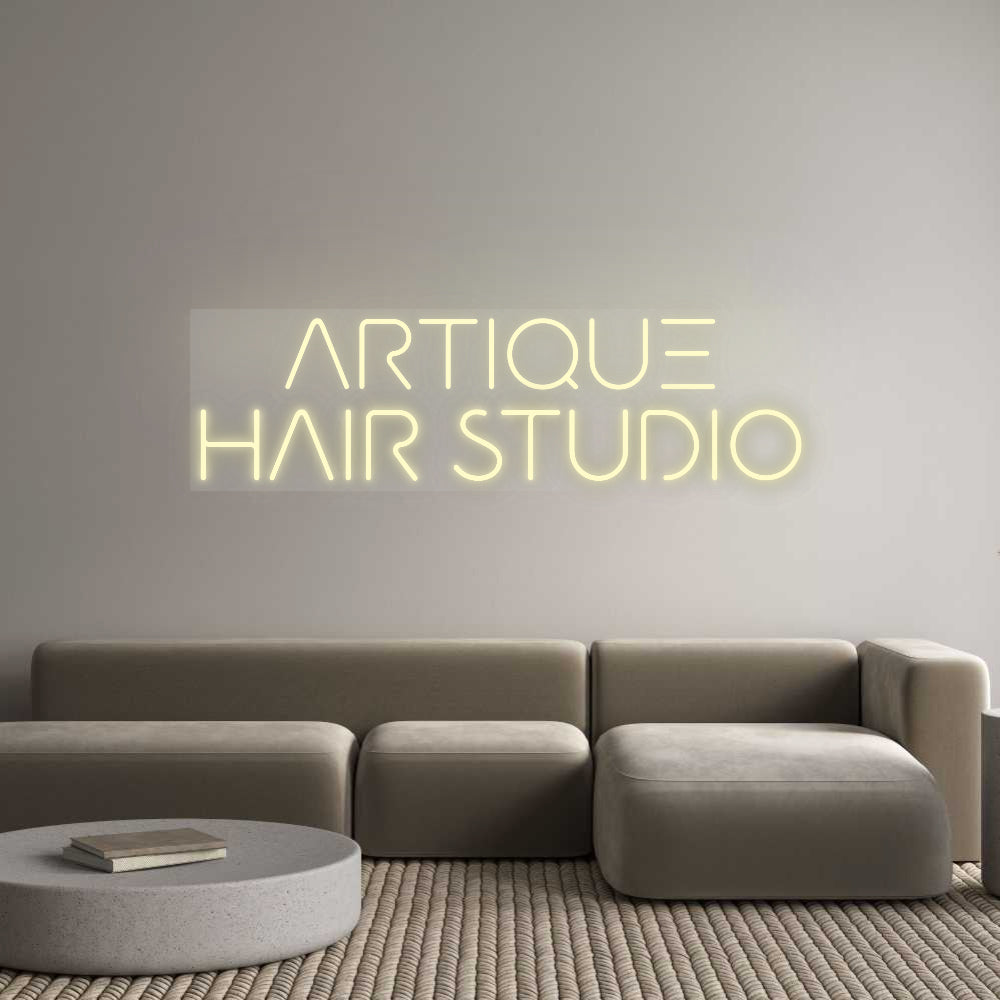 Custom Neon: ARTIQUE
HAIR...