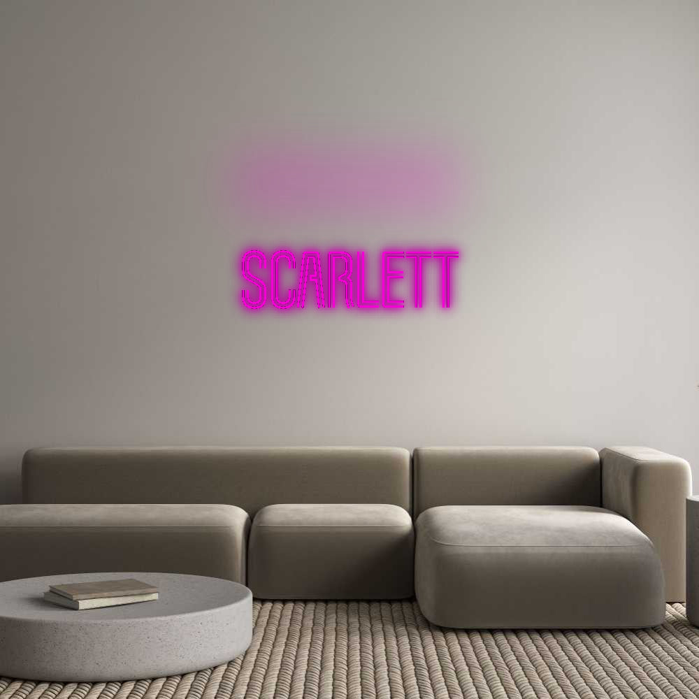 Custom Neon: Scarlett