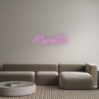 Custom Neon: Meredith