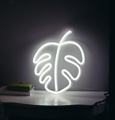 Monstera Leaf Neon Light