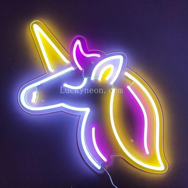 Unicorn name neon sign, Unicorn nursery name sign, Unicorn neon sign, Unicorn led sign, Neon sign girl room, Nursery sold neon light