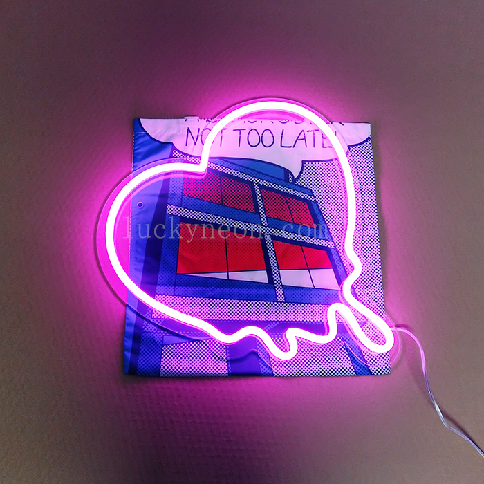 Melting Heart - Neon Sign - Neon Mama