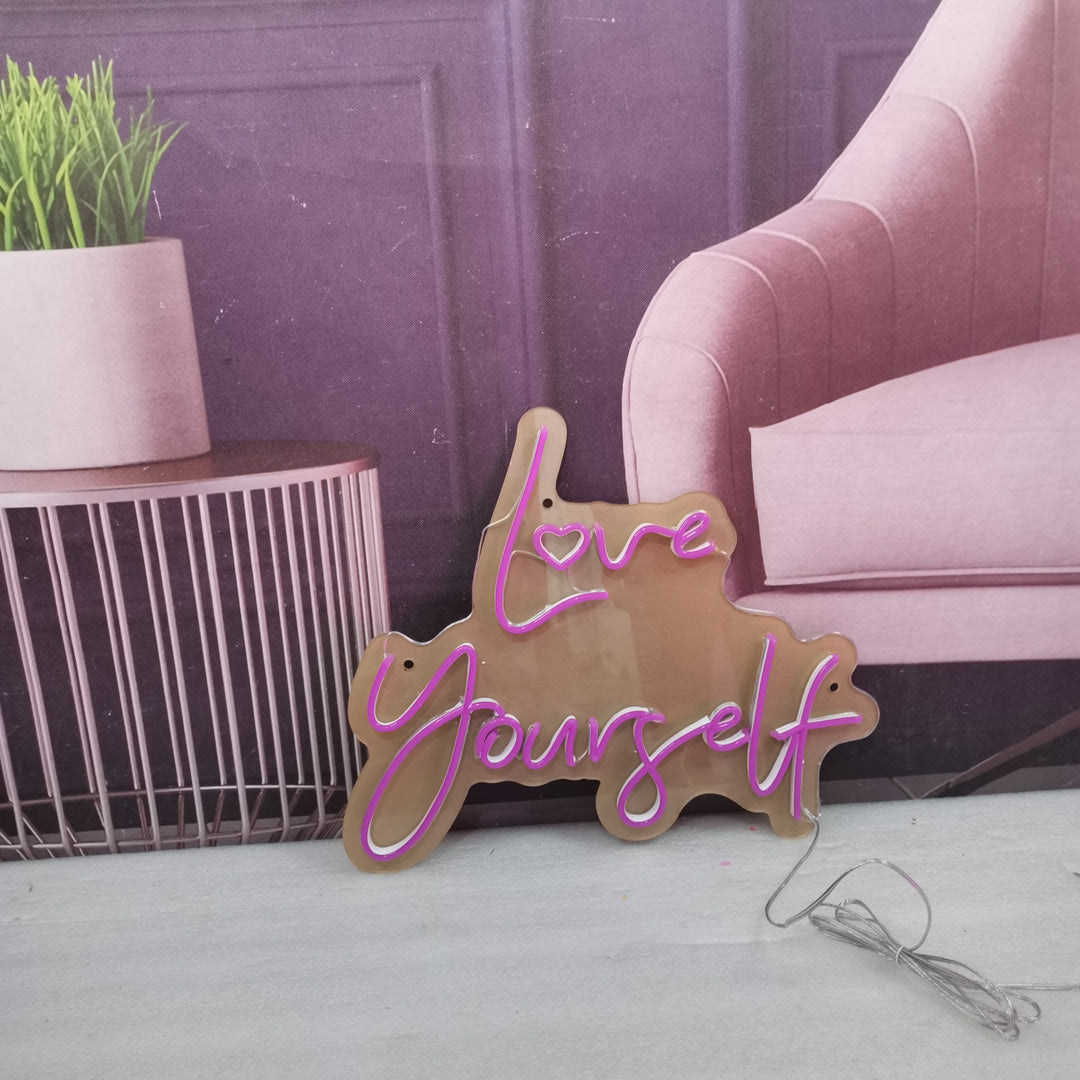 Love Yourself factory Neon Sign 21.3x14.2