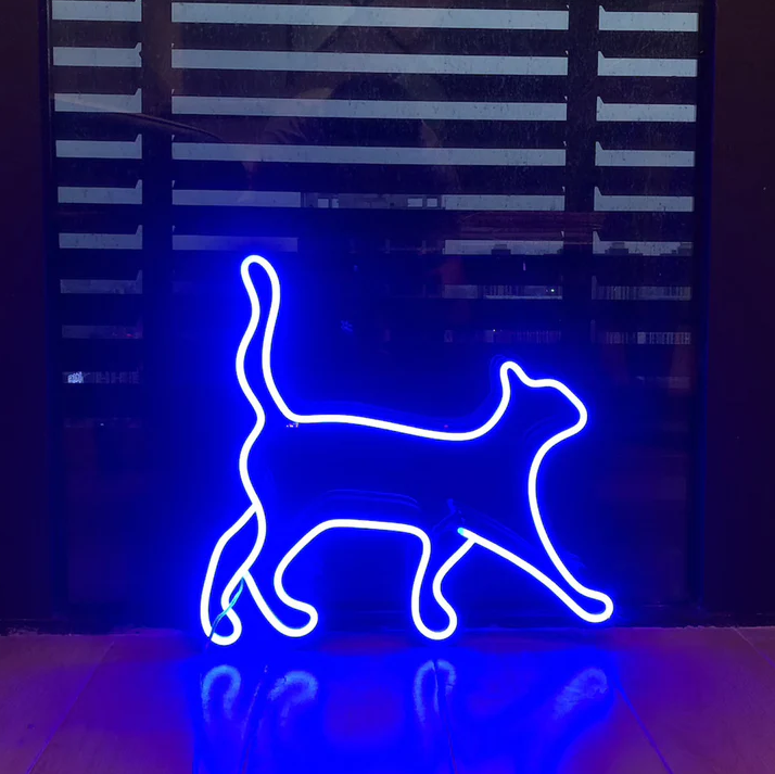 Walking cat- LED Neon Signs – LUCKYNEON